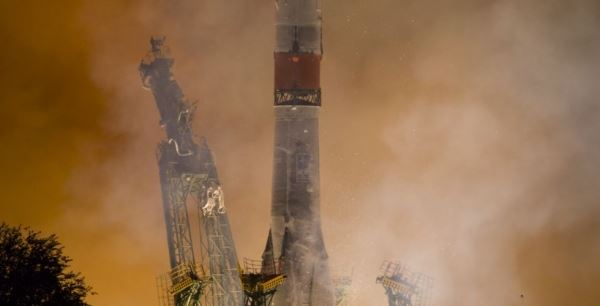 РОСКОСМОС. РКН «СОЮЗ-2.1А» ЗАПУЩЕНА С КОСМОДРОМА БАЙКОНУР